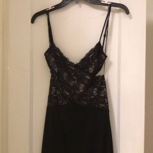 Black long formal gown